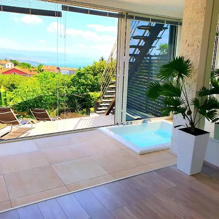 Apartment Penthouse Jacuzzi & Pool Luxury Opatija